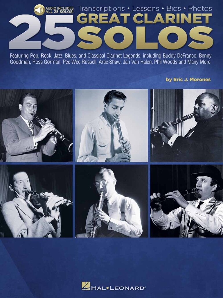 25 Great Clarinet Solos : Transcriptions - Lessons - Bios - Photos
