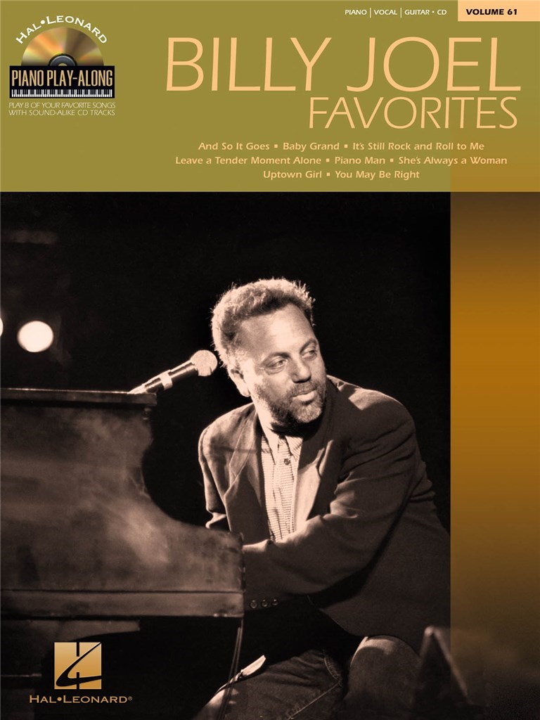 Piano Play-Along Volume 61: Billy Joel Favourites