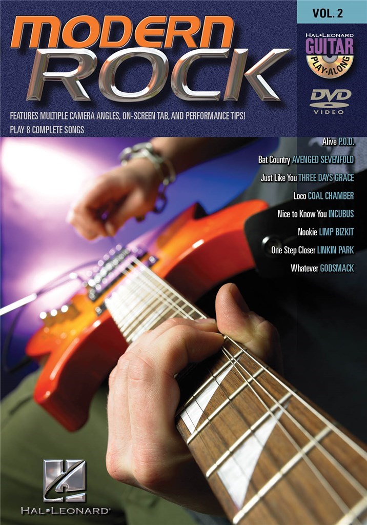 Guitar Play-Along DVD Volume 2: Modern Rock