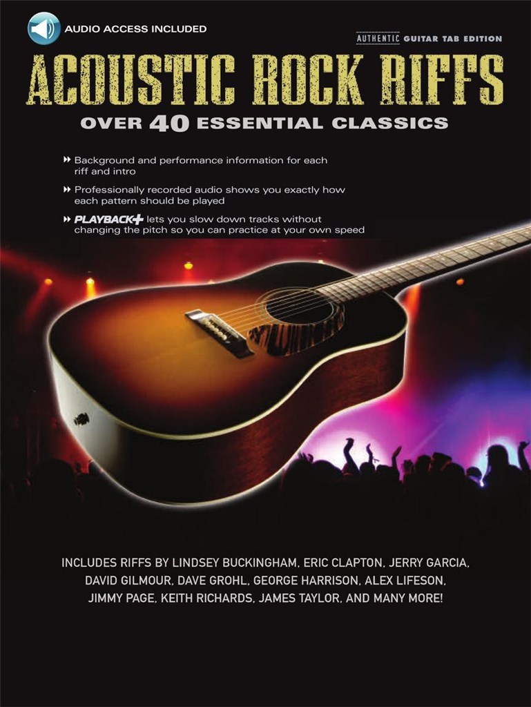Acoustic Rock Riffs : Over 4 Essential Classics