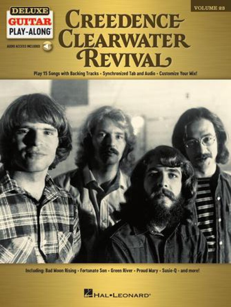 Creedence Clearwater Revival : Deluxe Guitar Play-Along Vol. 23. Book with Interactive Online Audio Interface
