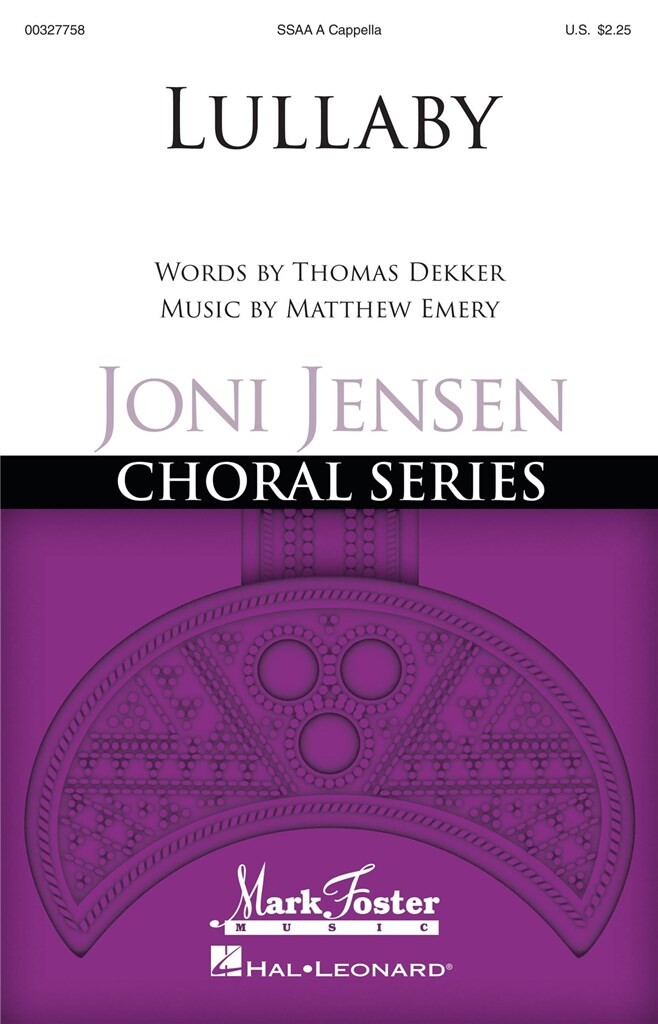 Lullaby : Joni Jensen Choral Series