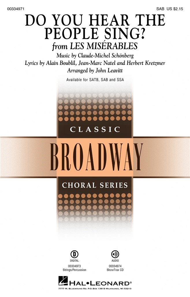 Do You Hear the People Sing? : from Les Misérables