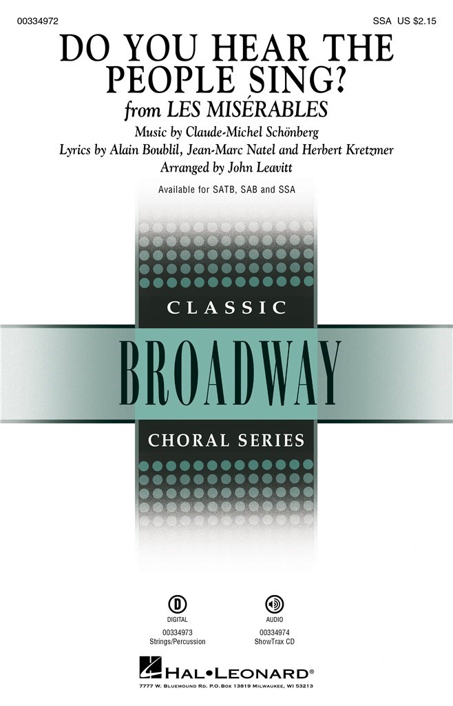 Do You Hear the People Sing? : from Les Misérables