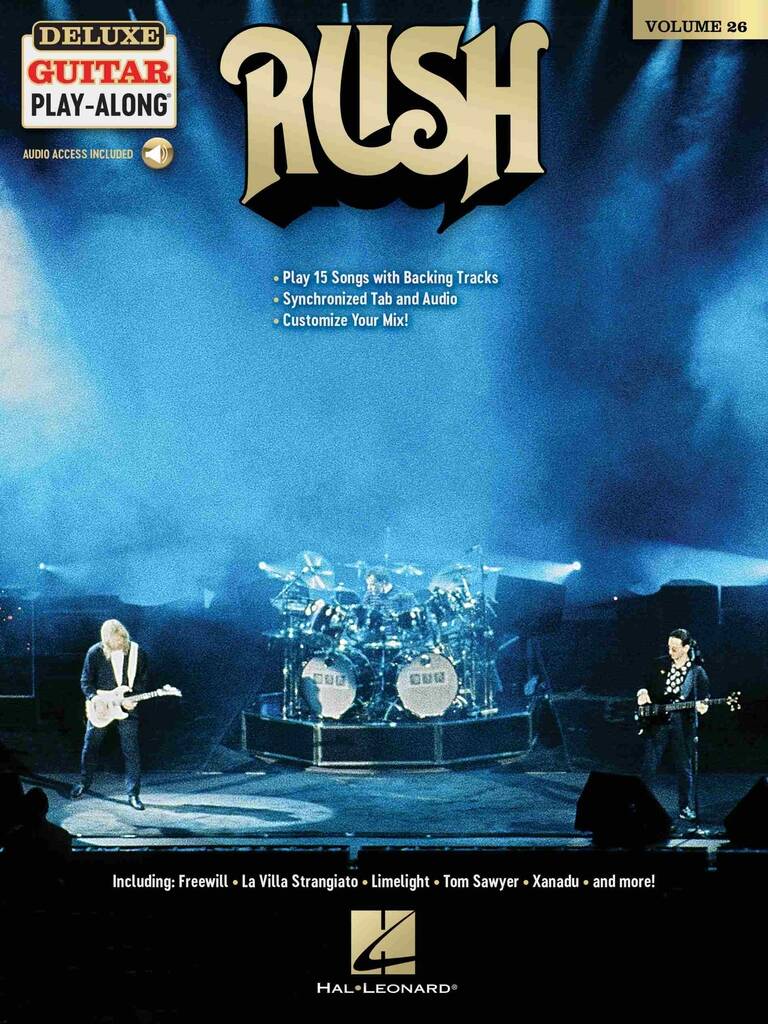 Rush : Deluxe Guitar Play-Along Volume 26