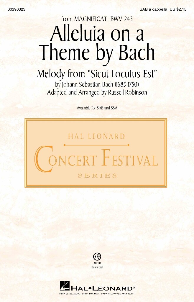 Alleluia on a Theme by Bach (BWV 243) : from Magnificat