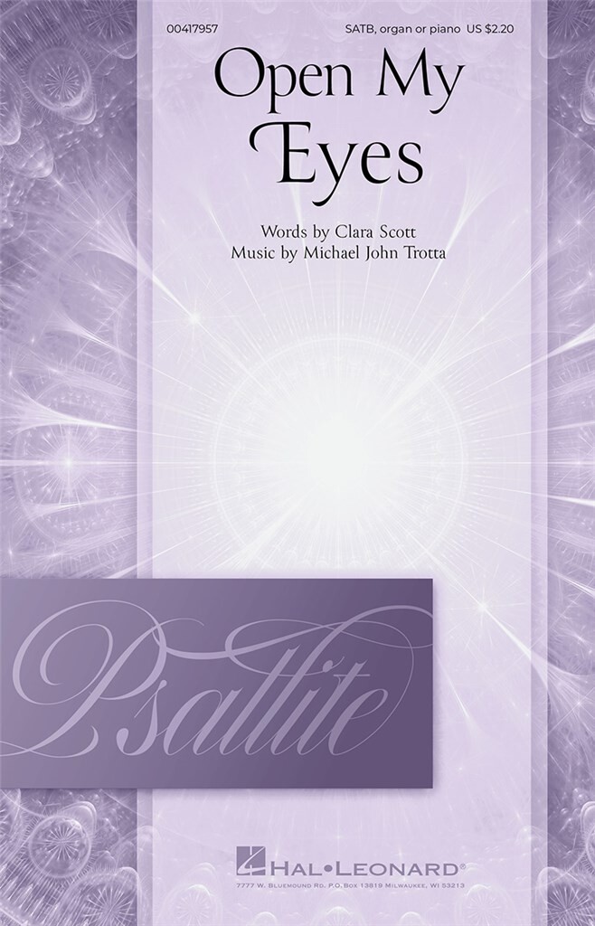 Open My Eyes : Psallite Choral Series