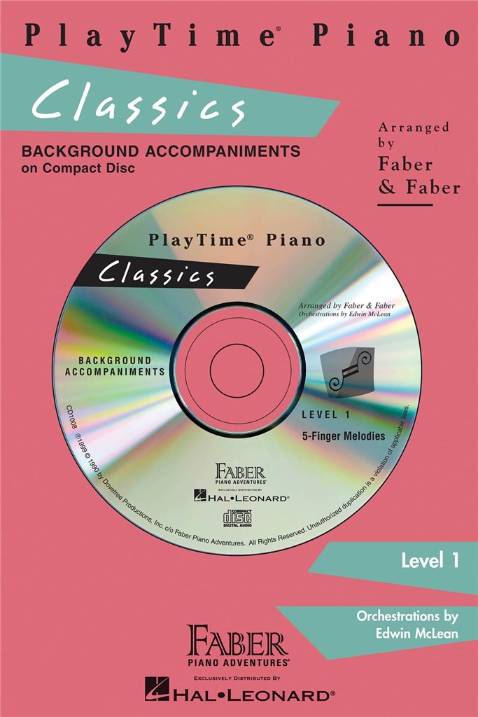 Nancy & Randall Faber: PlayTime Piano Classics CD (Level 1)