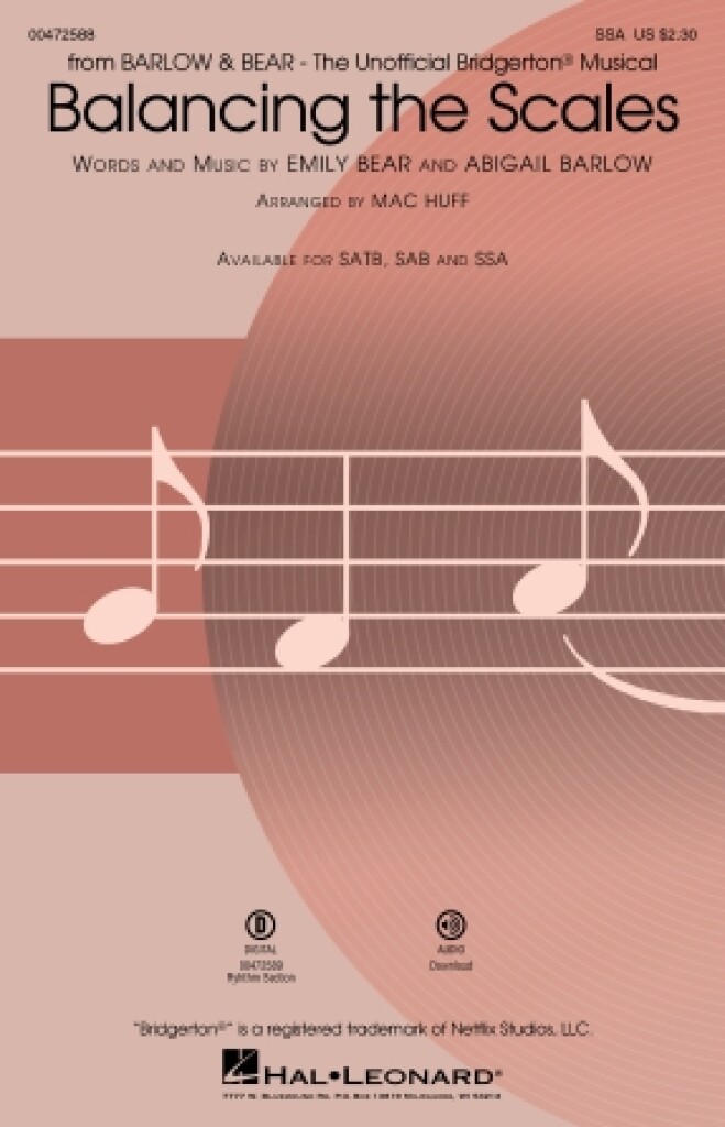 Balancing the Scales : from The Unofficial Bridgerton Musical