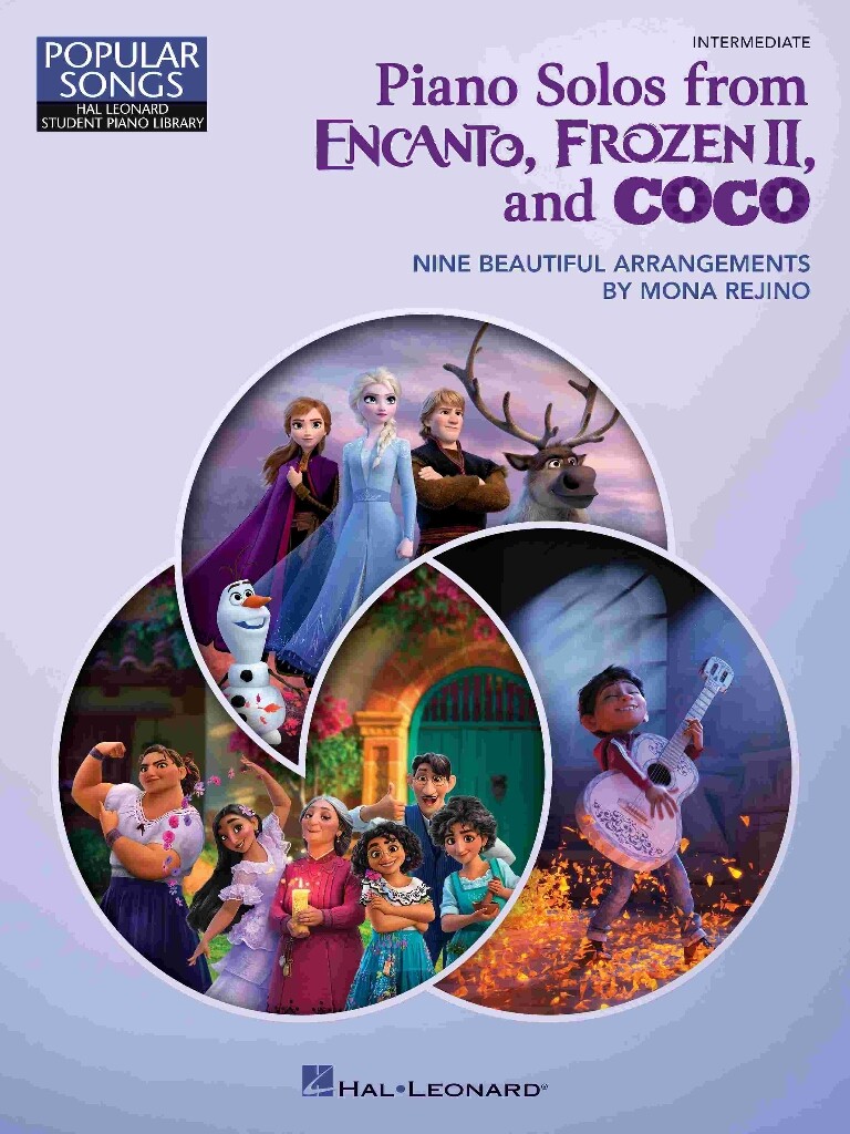 Piano Solos from Encanto, Frozen II, and Coco : Nine Beautiful Arrangements by Mona Rejino Hal Leonard Student Pi