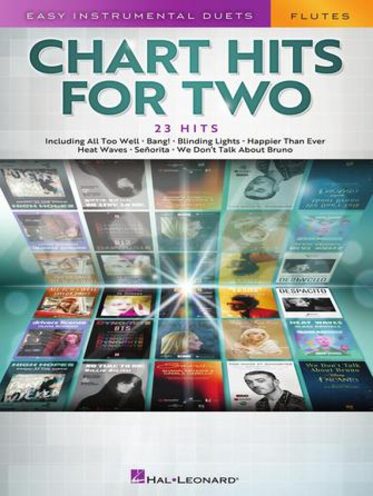 Chart Hits for Two : Easy Instrumental Duets for Two - Flute Edition