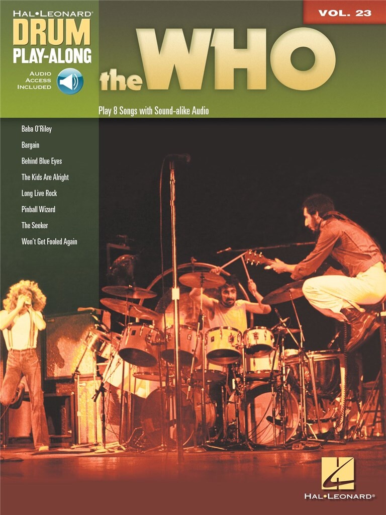 The Who : Drum Play-Along Volume 23