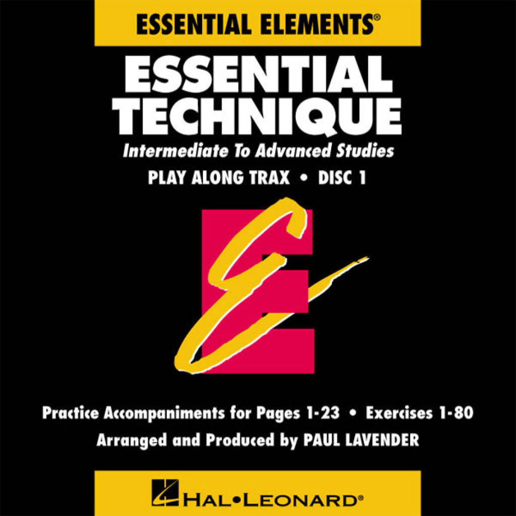 Essential Technique (Original Series) : Play Along Trax (2-CD set)