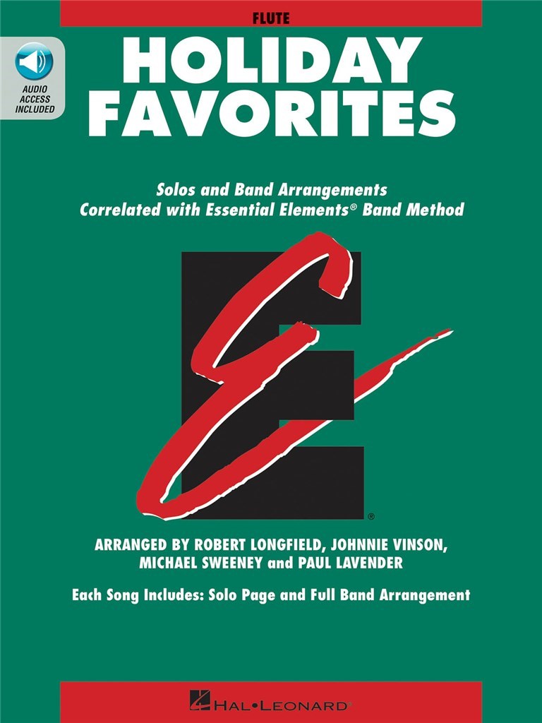Essential Elements Holiday Favorites : Flute Book with Online Audio