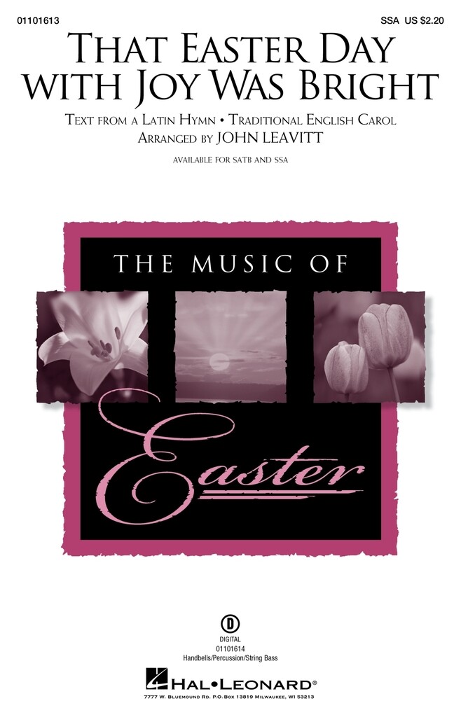 That Easter Day with Joy Was Bright