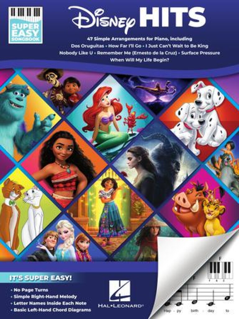 Disney Hits - super easy songbook