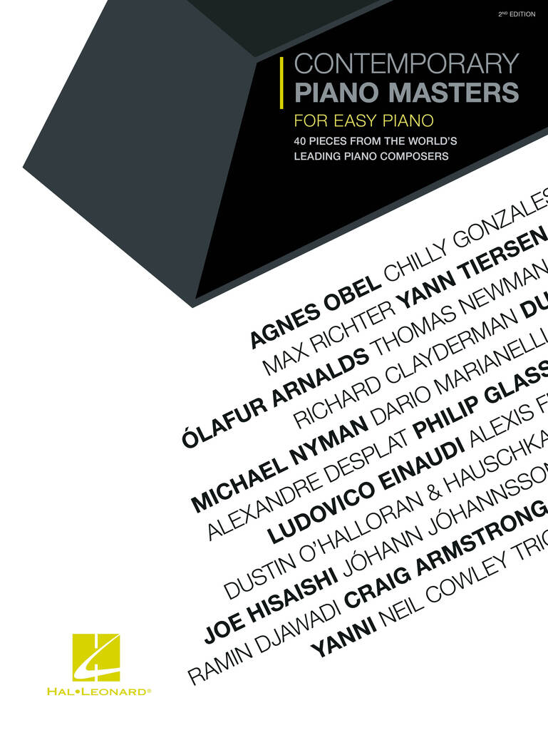 Contemporary Piano Masters for Easy Piano : 2nd Edition