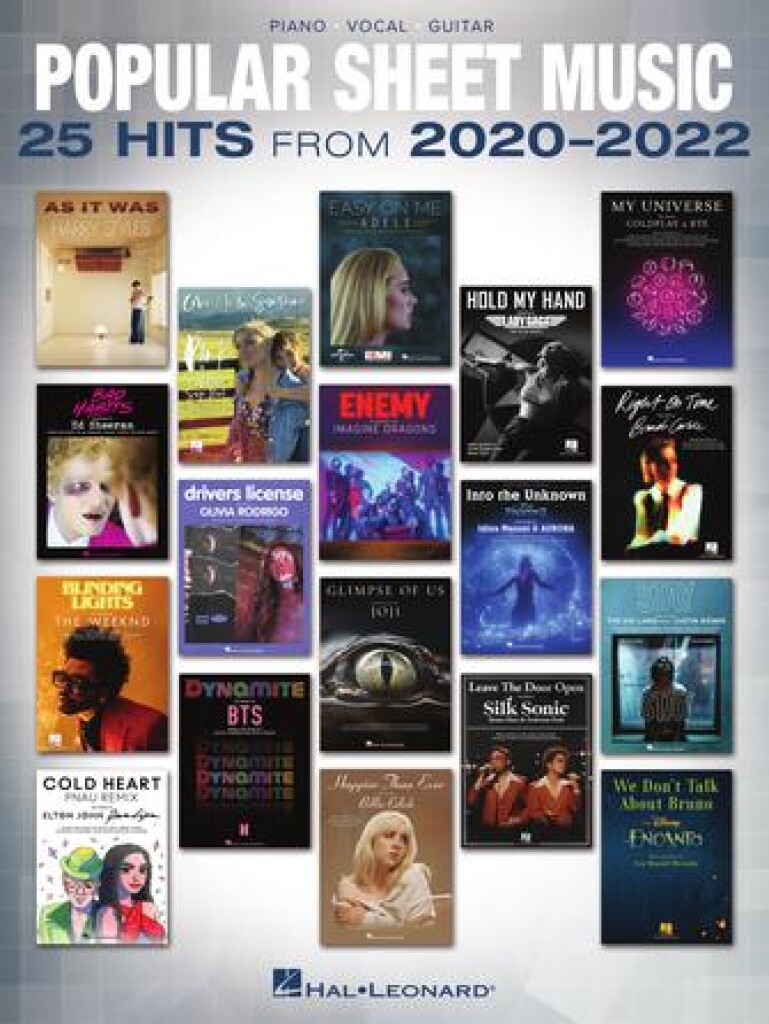Popular Sheet Music - Piano, Vocal and Guitar (songbooks)