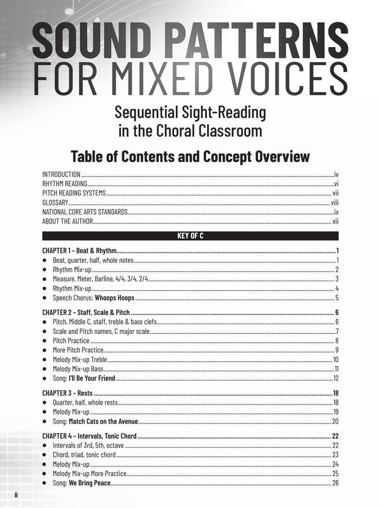 Sound Patterns for Mixed Voices : Sequential Sight-Reading in the Choral Classrooom Teacher Edition