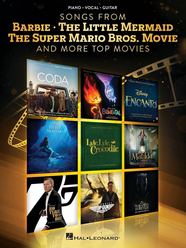 Songs from Barbie, The Little Mermaid : The Super Mario Bros Movie, and More Top Movies