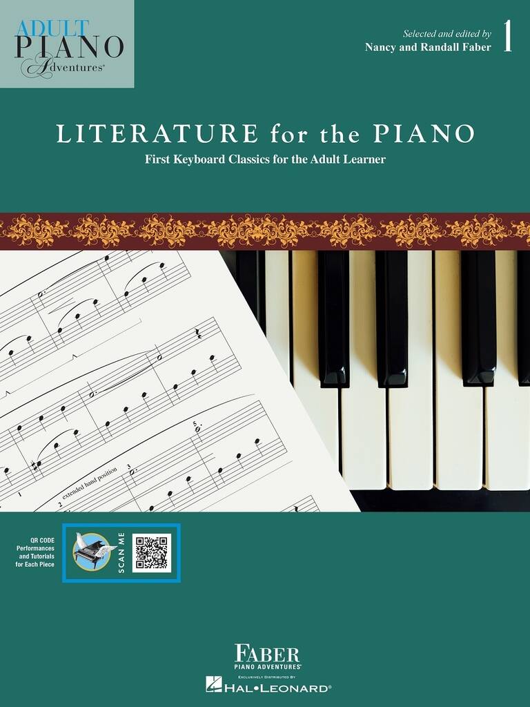 Adult Piano Adventures Literature for Piano Book 1 : First Keyboard Classics for the Adult Learner Faber Piano Adventures