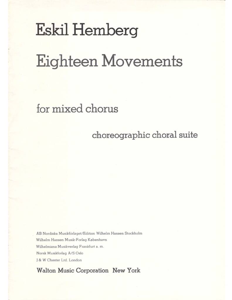 Eighteen Movements (Collection)