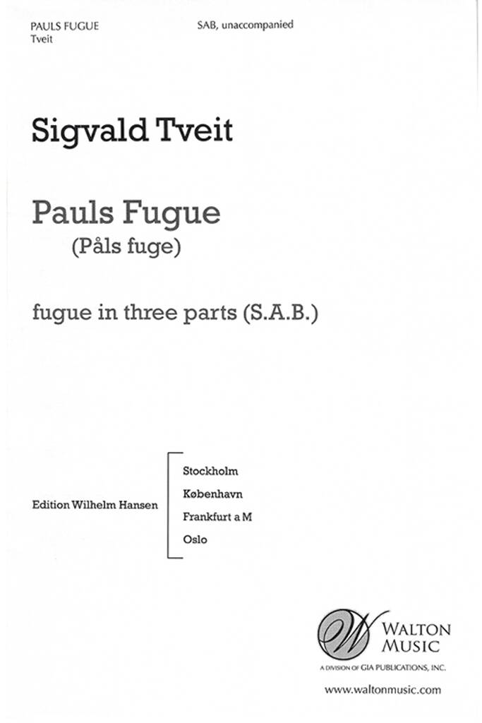 Paul's Fugue : SAB