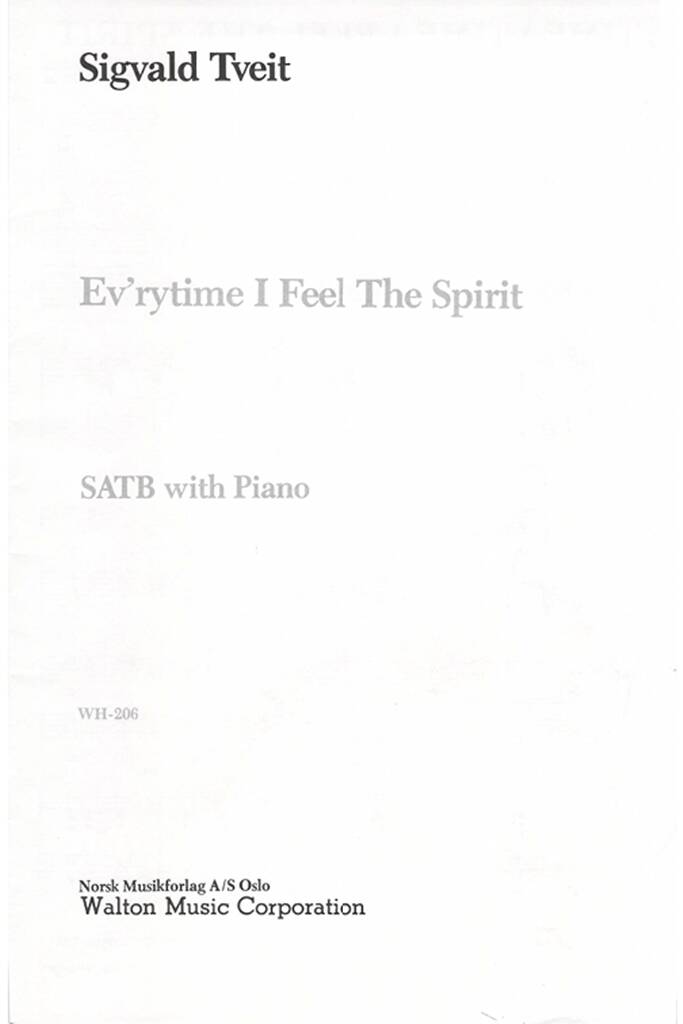 Ev'rytime I Feel the Spirit