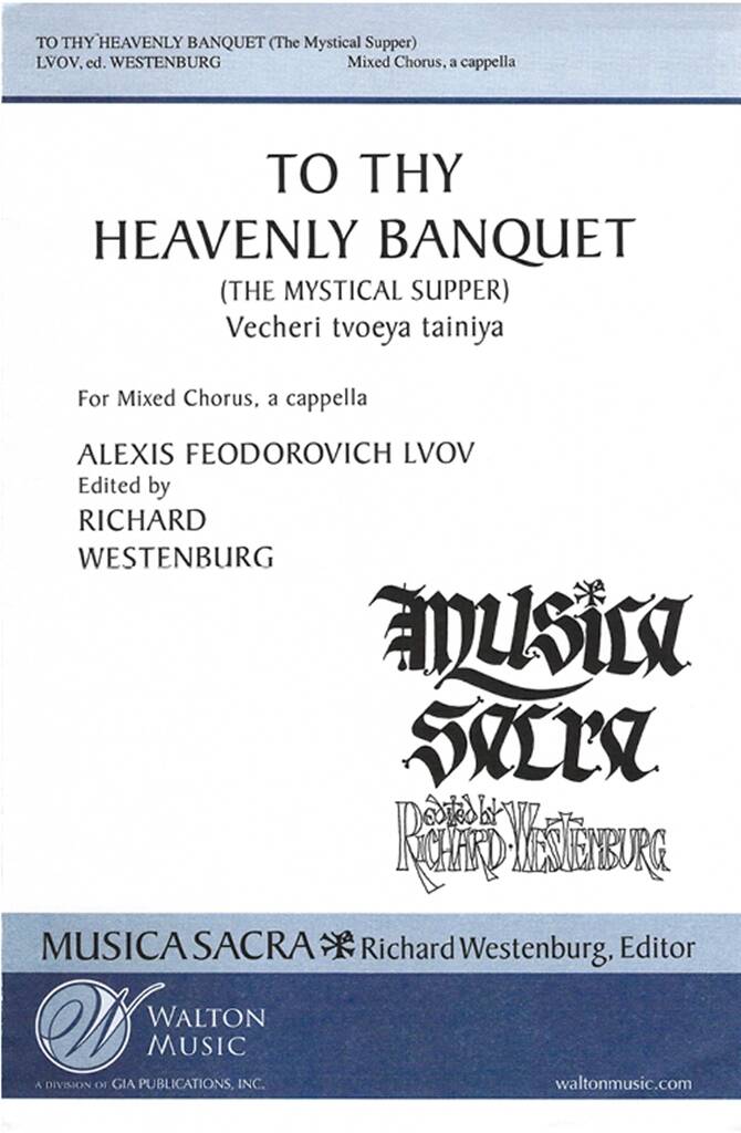 To Thy Heavenly Banquet