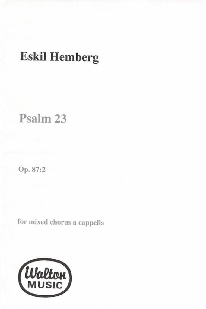Psalm 23 : SATB a cappella