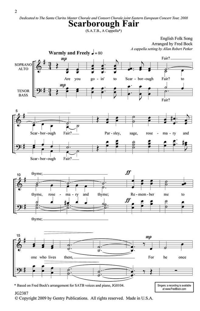 Scarborough Fair/Canticle