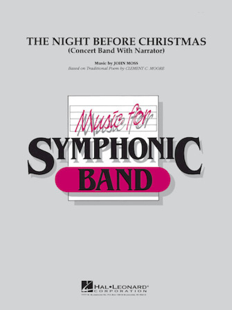 The Night Before Christmas : (for narrator and band)
