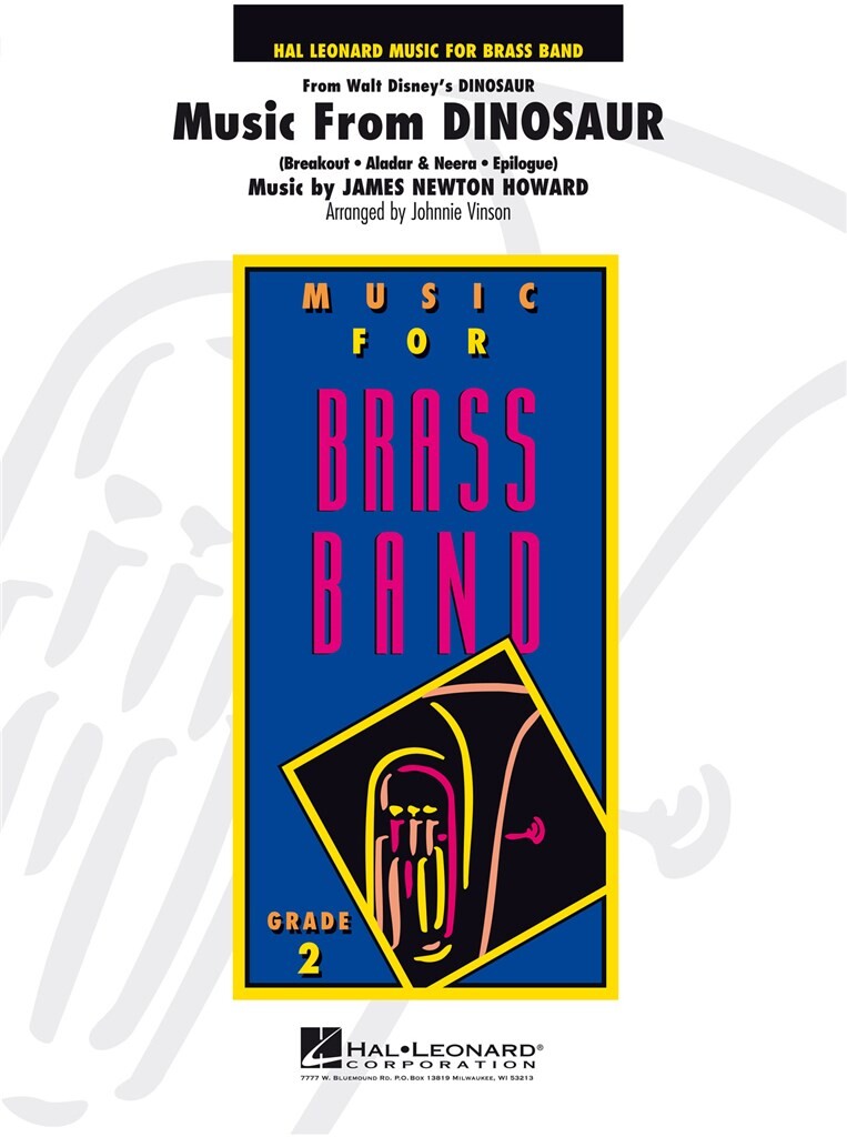 Music From Dinosaur - Brass Band Full Score : From Walt Disney's DINOSAUR