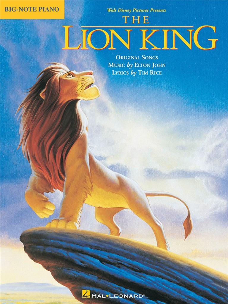 The Lion King: Big-Note Piano