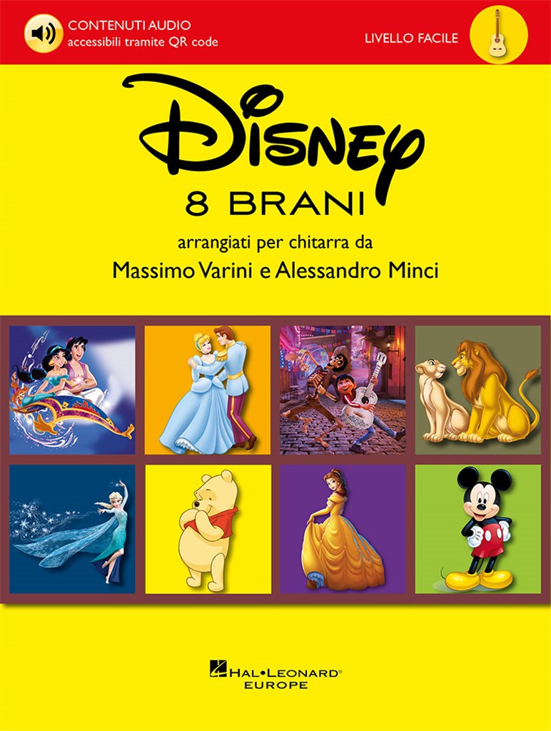 Disney - 8 brani arrangiati per chitarra : da Massimo Varini e Alessandro Minci
