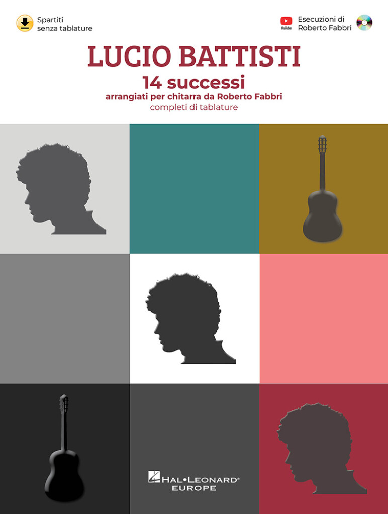 Lucio Battisti - 14 successi : arrangiati per chitarra da Roberto Fabbri