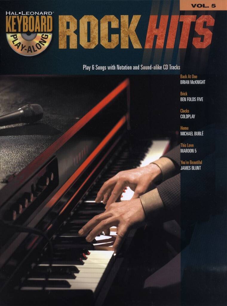 Rock Hits : Keyboard Play-Along Volume 5