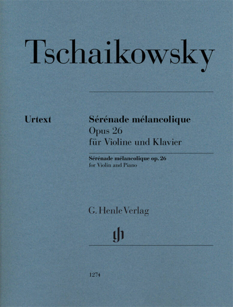 Serenade Melancolique Op 26 For Violin & Piano : for Violin and Piano