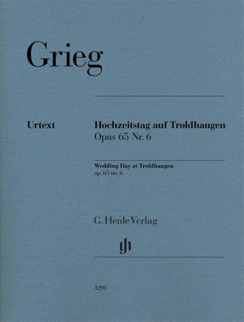 Wedding Day at Troldhaugen op. 65 no. 6 : Single Edition from HN 1136