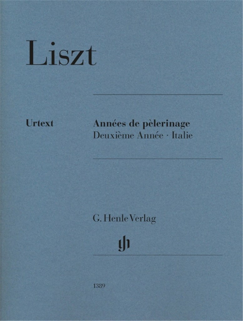 Années de pèlerinage - Deuxième Année - Italie