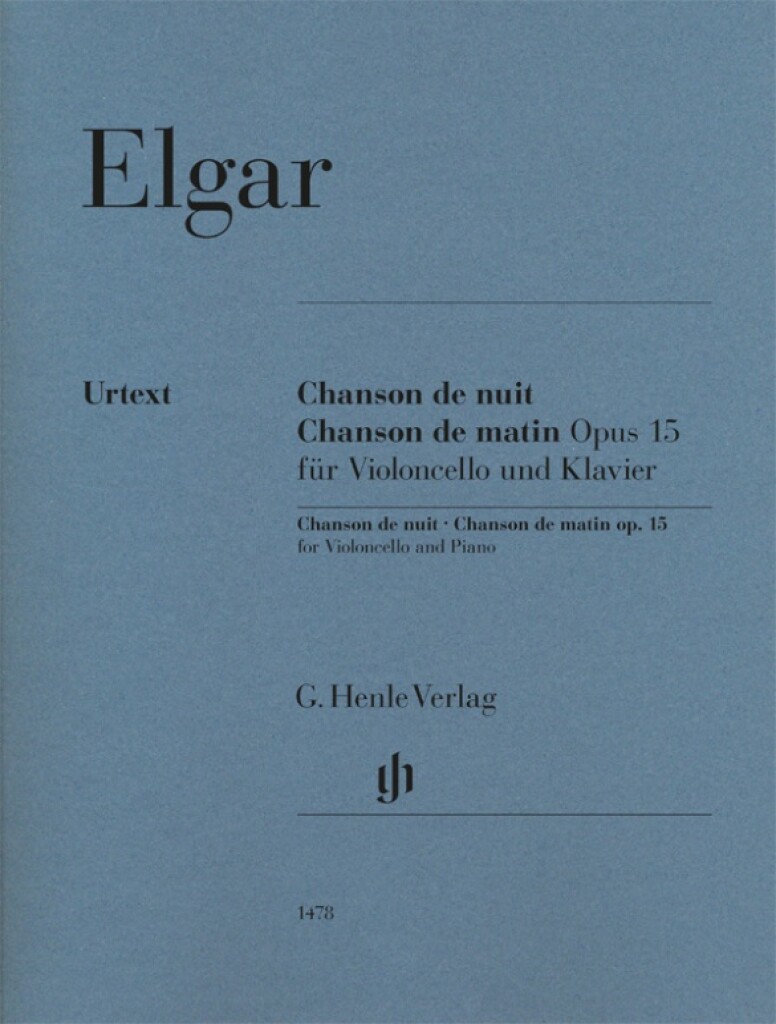 Chanson de Nuit - Chanson de Matin Opus 15