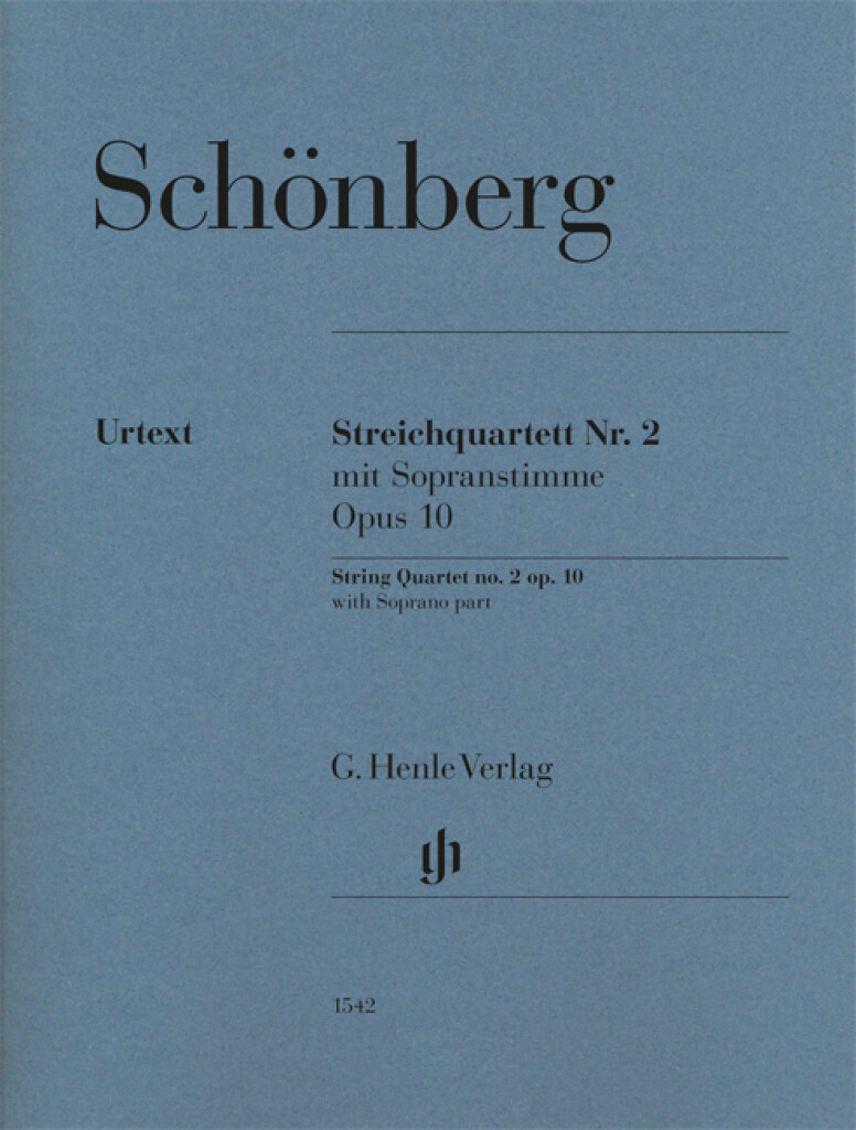 Streichquartett Nr. 2 op. 10 mit Sopranstimme