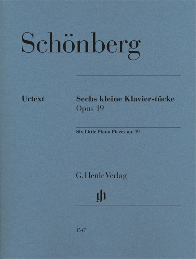 Sechs Kleine klavierstücke : Opus 19