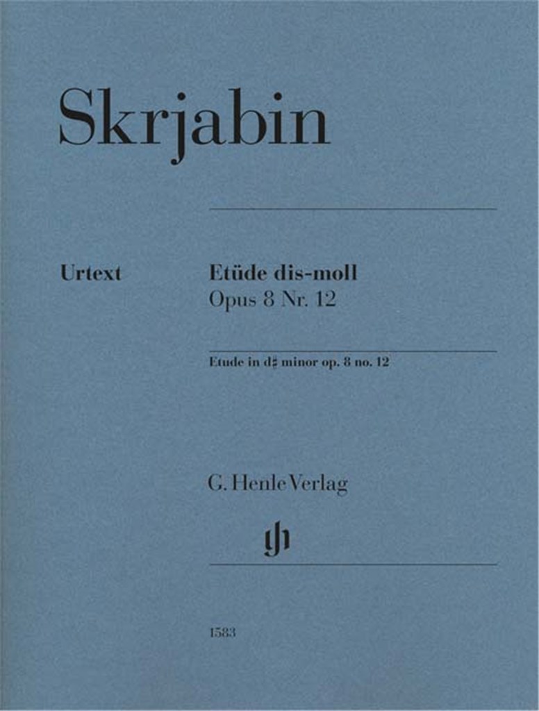 Etude dis-Moll : Opus 8 Nr. 12