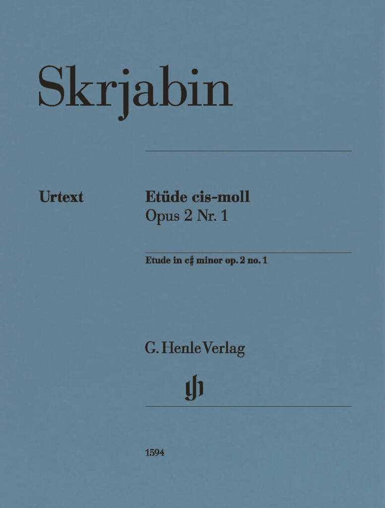 Etüde cis-moll op. 2 Nr. 1