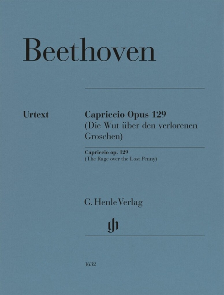Capriccio op. 129 : Die Wut über den Verlorenen Groschen