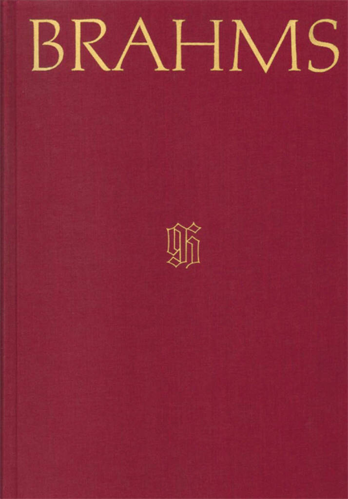 Johannes Brahms Werkverzeichnis : Johannes Brahms - Thematic-Bibliographical Catalogue