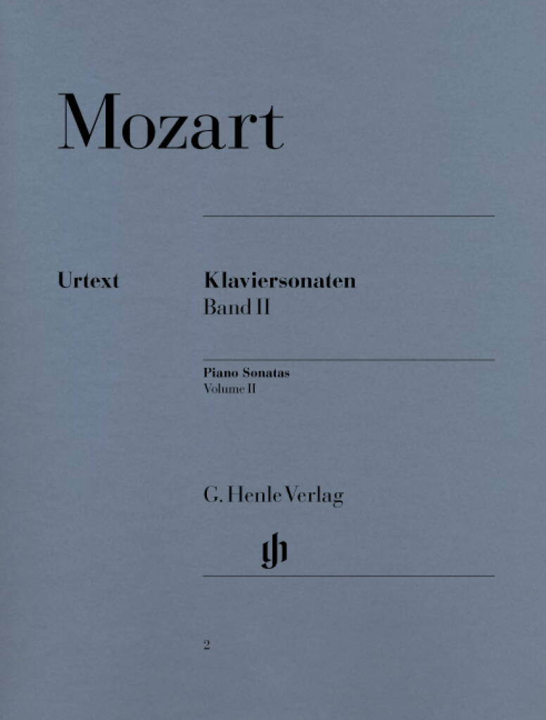W.A. Mozart: Piano Sonatas Volume 2 (Urtext Edition)