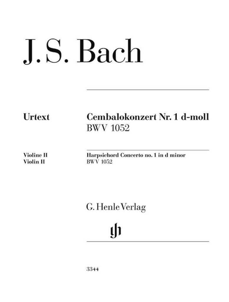 Hapsichord Concerto No. 1 d minor BWV 1052