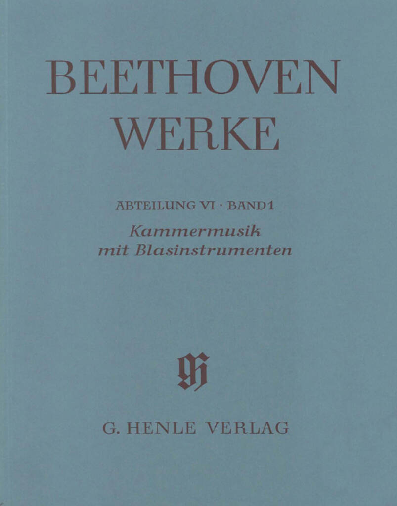 Kammermusik mit Blasinstrumenten : Chamber Music with Winds (with critical report)